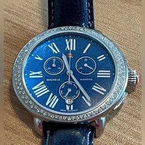 💎Silver & Diamond Bezel with Blue Face Serein